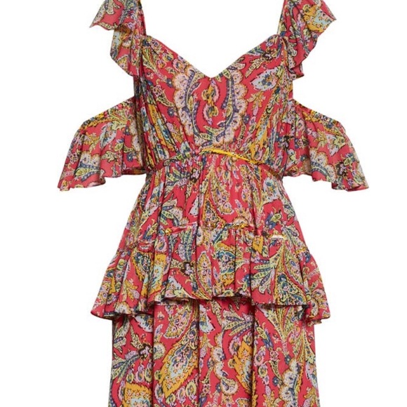 Cinq à Sept Collier Floral Print Midi Dress - Picture 3 of 6